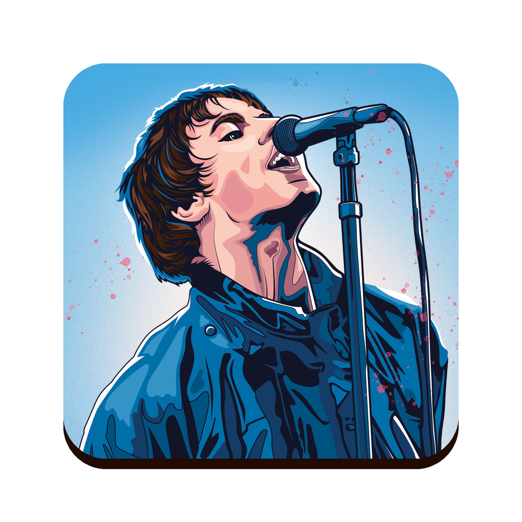 Liam Gallagher Oasis Drinks Coaster